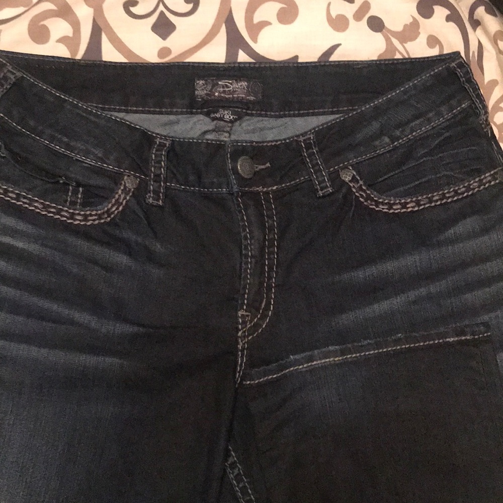 Plus size Silver Jeans Suki baby boot cut